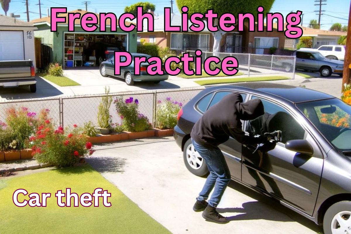 French Listening Practice - car theft