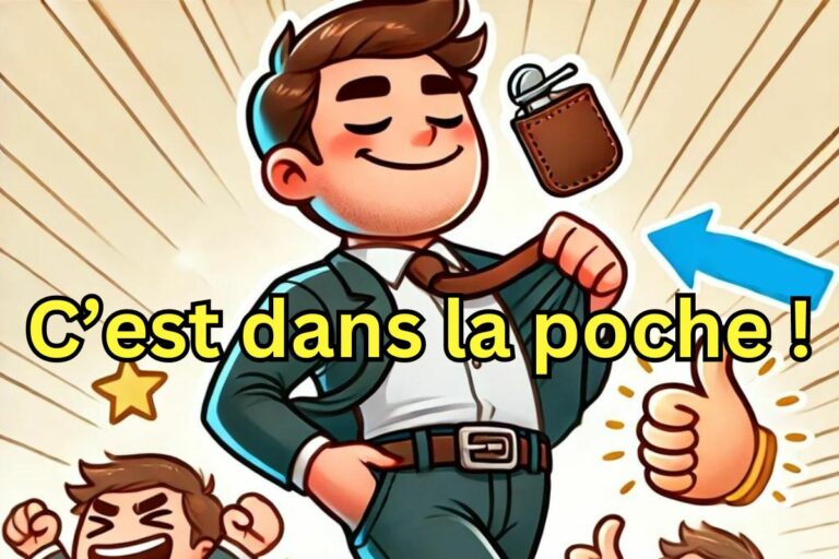 French phrase: C’est dans la poche !